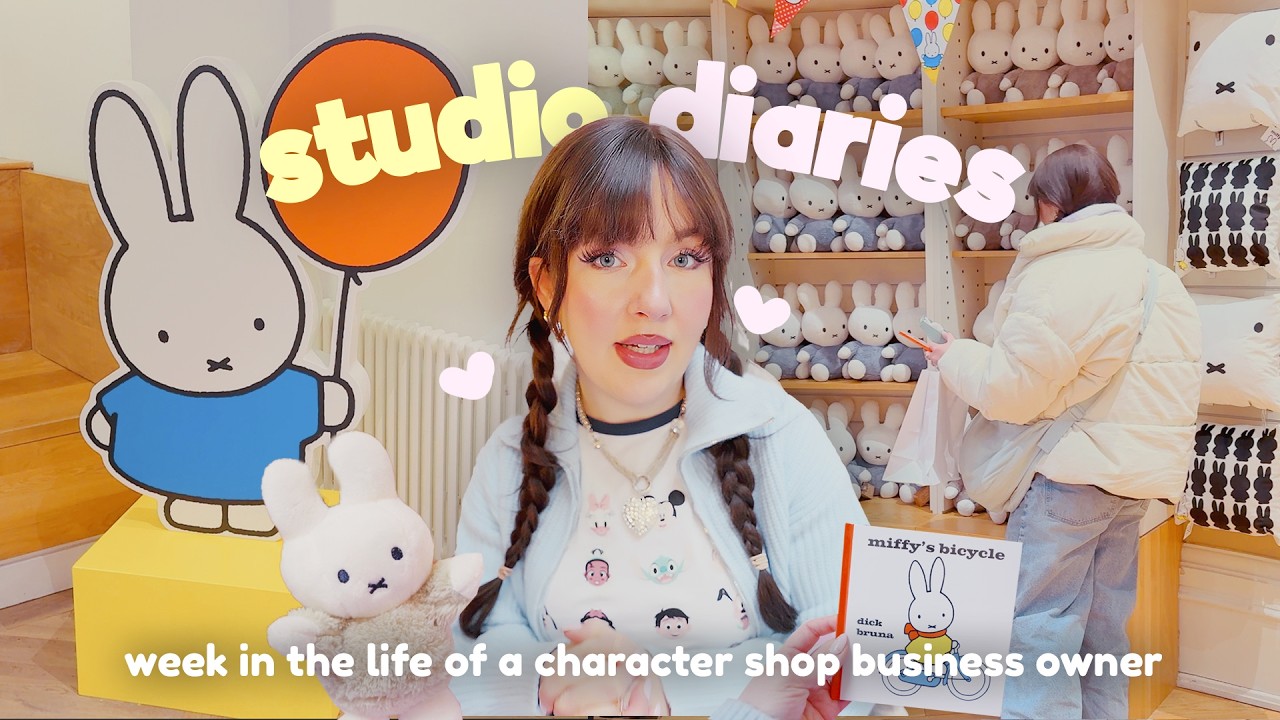 Full-time Artist & Small Business Vlog ✿ Art Galleries & Inspired at the Miffy Exhibition