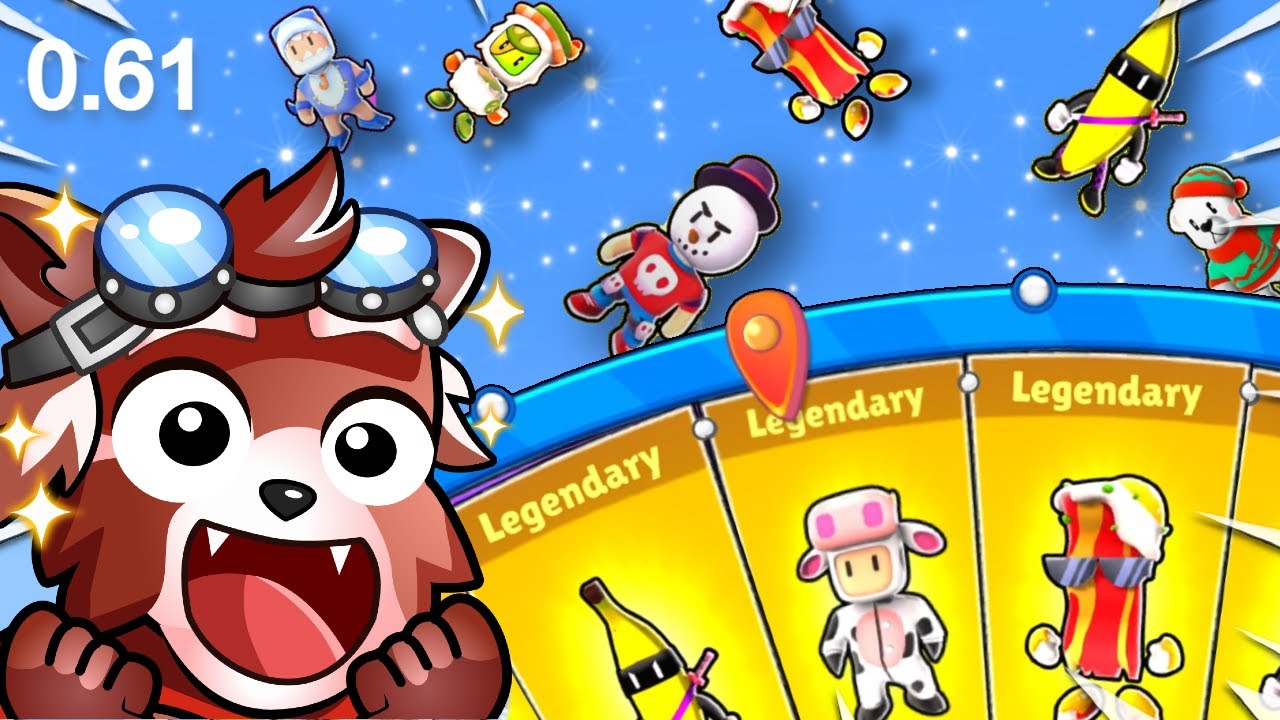 STUMBLE GUYS 0.61 UPDATE DE CRACIUN! 16 Skinuri, Emote Bulgare si 2 Harti Noi