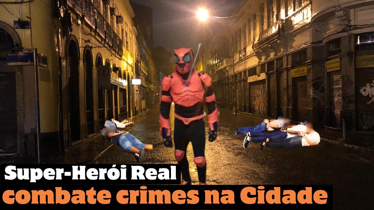 HOMEM VESTIDO DE SUPER-HERÓI VEM IMPEDINDO CRIMES NAS RUAS DO RIO DE JANEIRO | Tribo Notícias