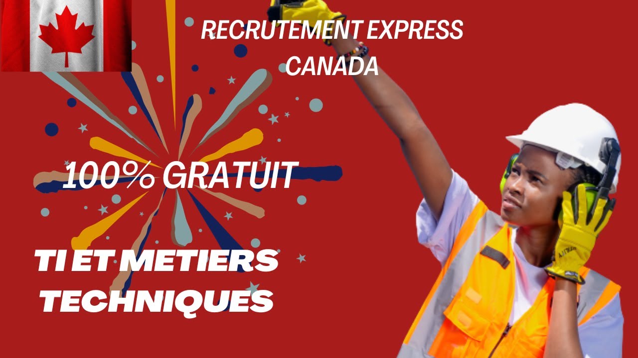 Recrutement International au canada 100% gratuit