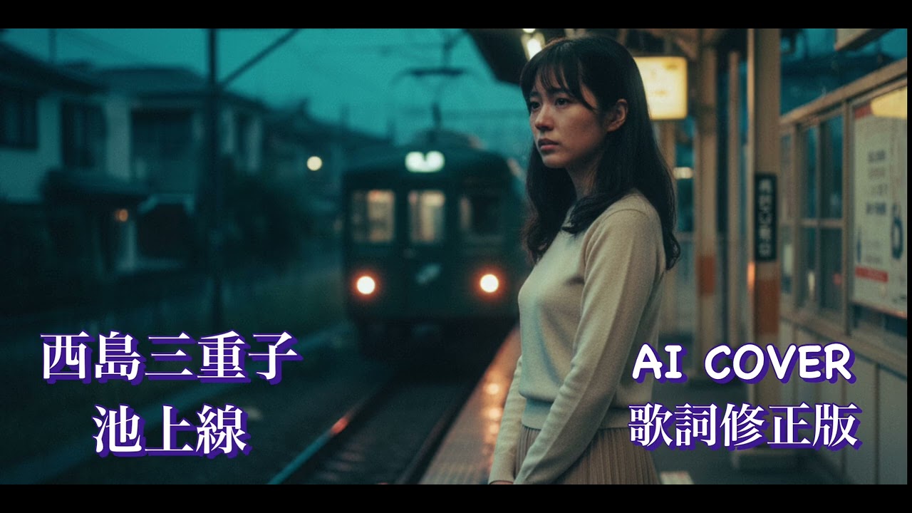 西島三重子　池上線　　AI COVER 歌詞修正版