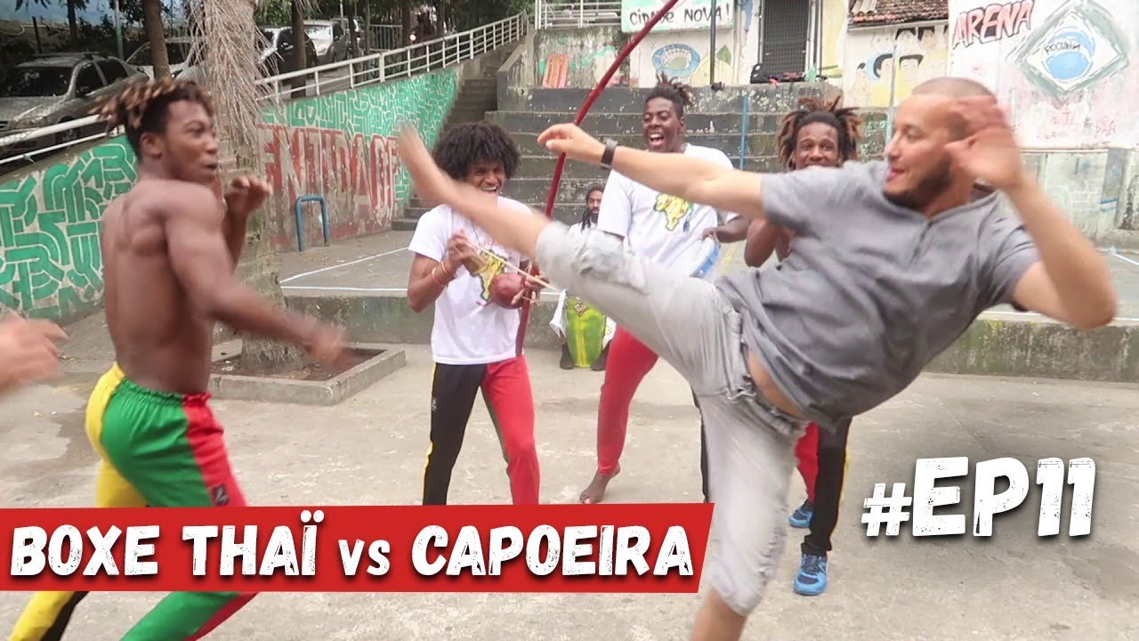 MUAY THAI VS CAPOEIRA ( FAVELAS )