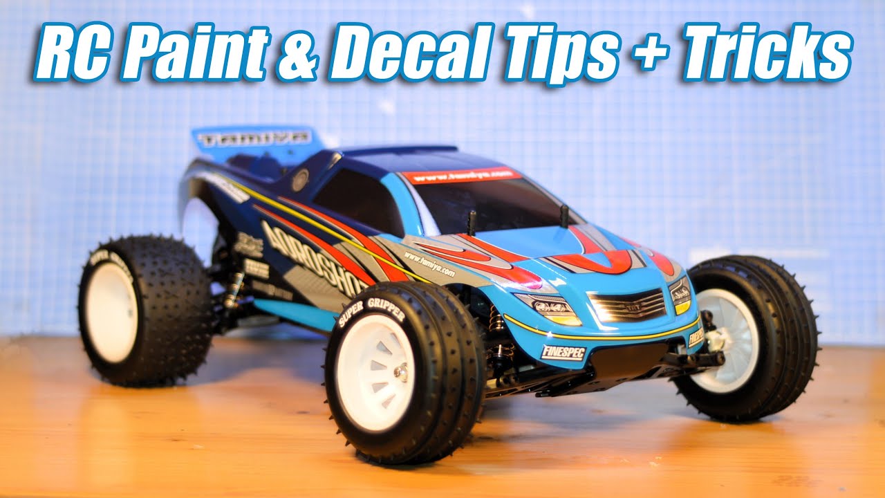 Painting & Detailing RC Lexan Body - Tamiya Aqroshot DT03 Bodywork Non Box-Art Tips