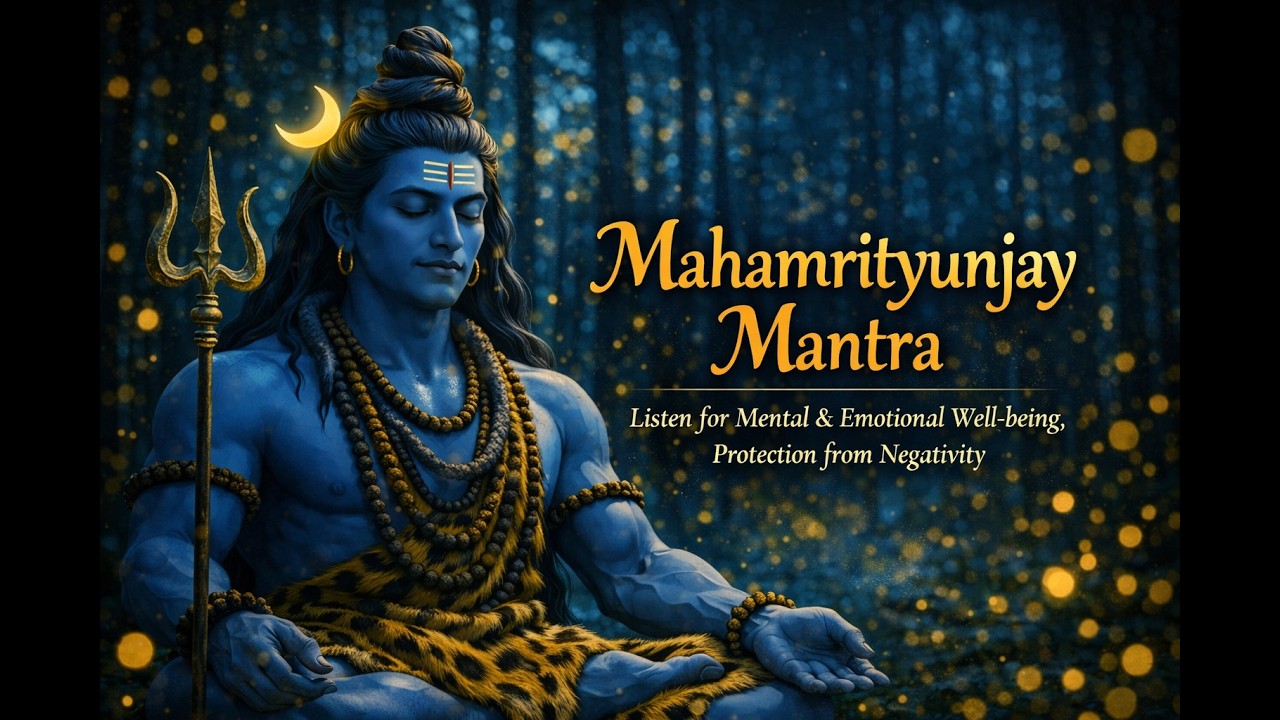Chant Mahamrityunjaya Mantra | Powerful Shiva Mantra |  महामृत्युंजय मंत्र | Om Tryambakam Yajamahe