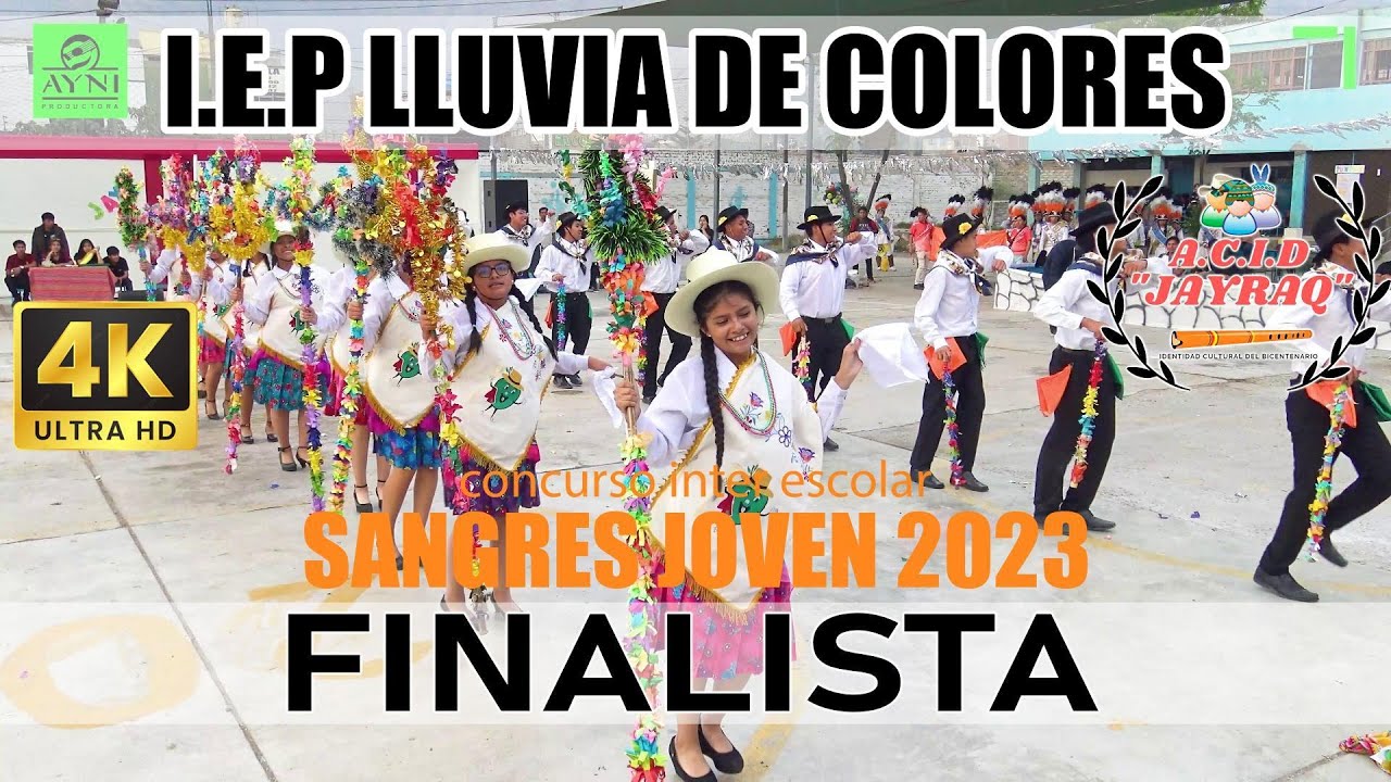 Pastoras de Callahuanca - Huarochiri - I.E.P Lluvia de Colores / Inter escolar Sangre Joven 2023 Jay