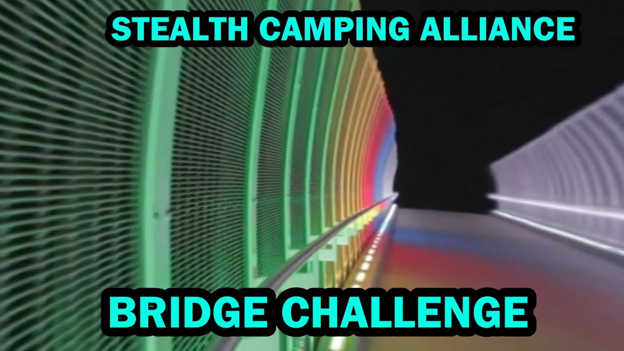 BRIDGE STEALTH CAMP CHALLENGE!  DEDICATED TO STEVE WALLIS, THE LEGENDARY CANADIAN STEALTH CAMPER.