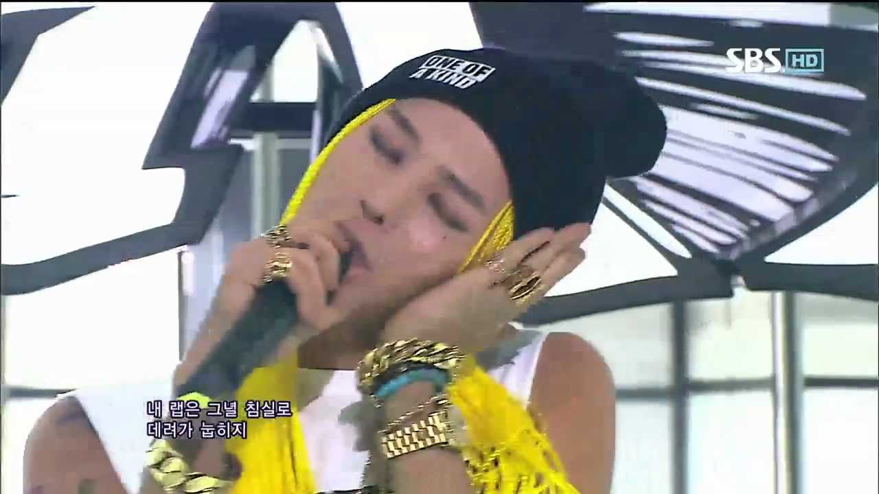 [КОМБАК] G-DRAGON [ОДИН ВИД + КРАЙОН] @SBS Inkigayo 가요 가요 20120916