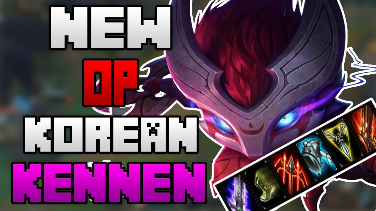 New OP Korean Kennen Build Patch 7.2 | League of Legends | On Hit Kennen | Korean Builds