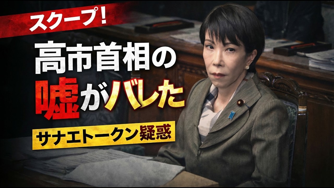 スクープ解説！サナエトークン疑惑で高市首相側の嘘が明らかに･･･安冨歩東京大学名誉教授。一月万冊清水
