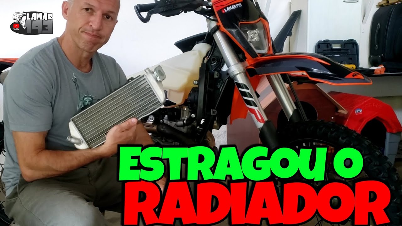 Estragou o Radiador da minha KTM 450cc - Como resolver furo em radiador de moto