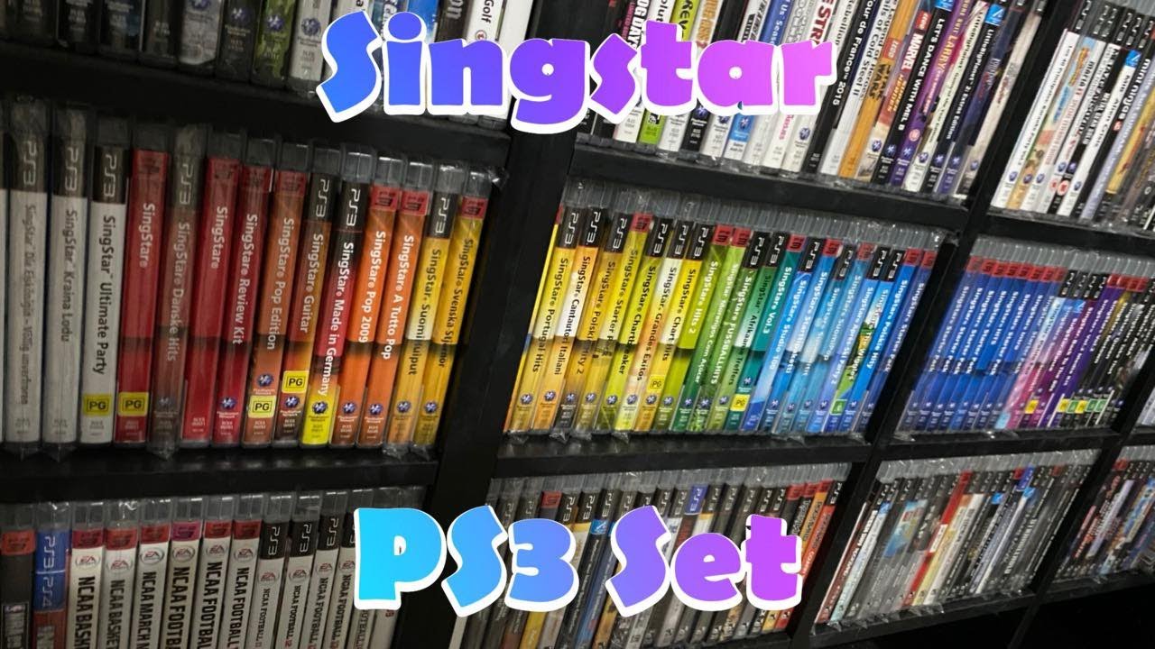 The PS3 Complete Singstar Set! Updated