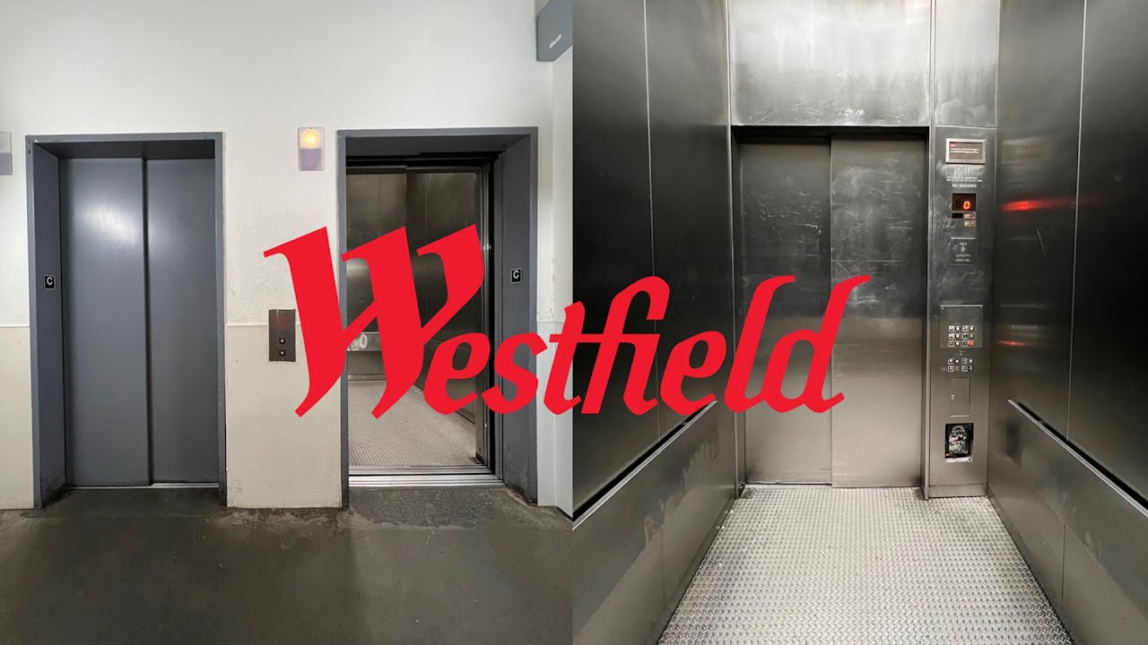 AWESOME Mitsubishi Traction Service Elevators - Westfield SF Centre - San Francisco, CA
