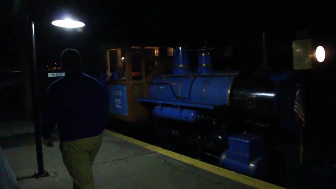 Night Time Trian Six Flags