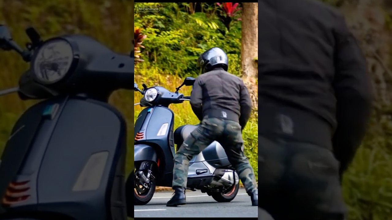 Enjoying my Vespa GTS Supersport