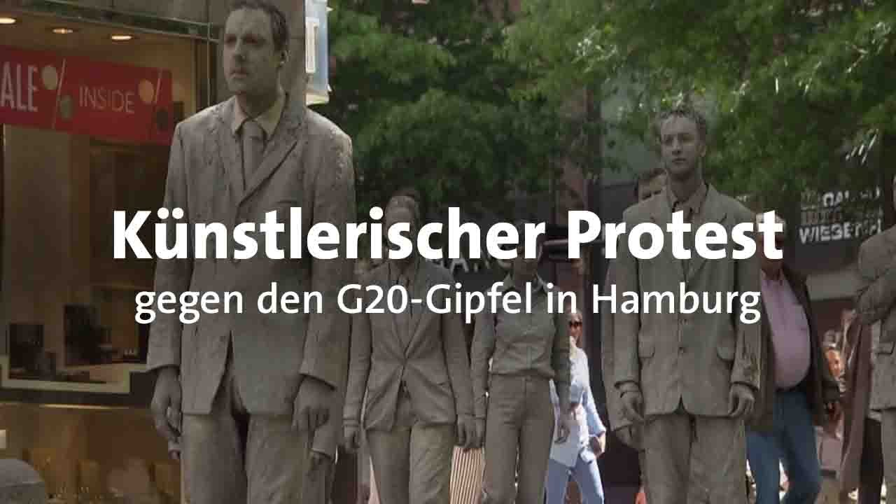 G20 in Hamburg: Künstlerischer Protest