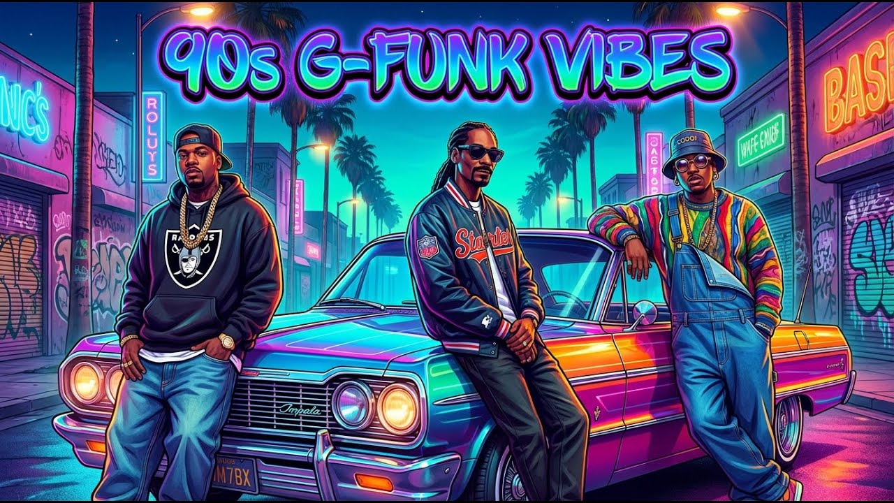 90s West Coast Hip Hop Live | Old School G-Funk Vibes All Night