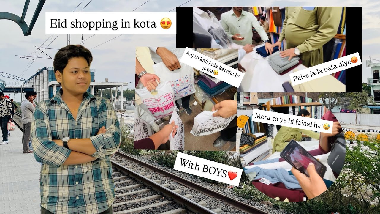 Eid shopping in kota 😍 Aaj Budget Tut Gaya 😭