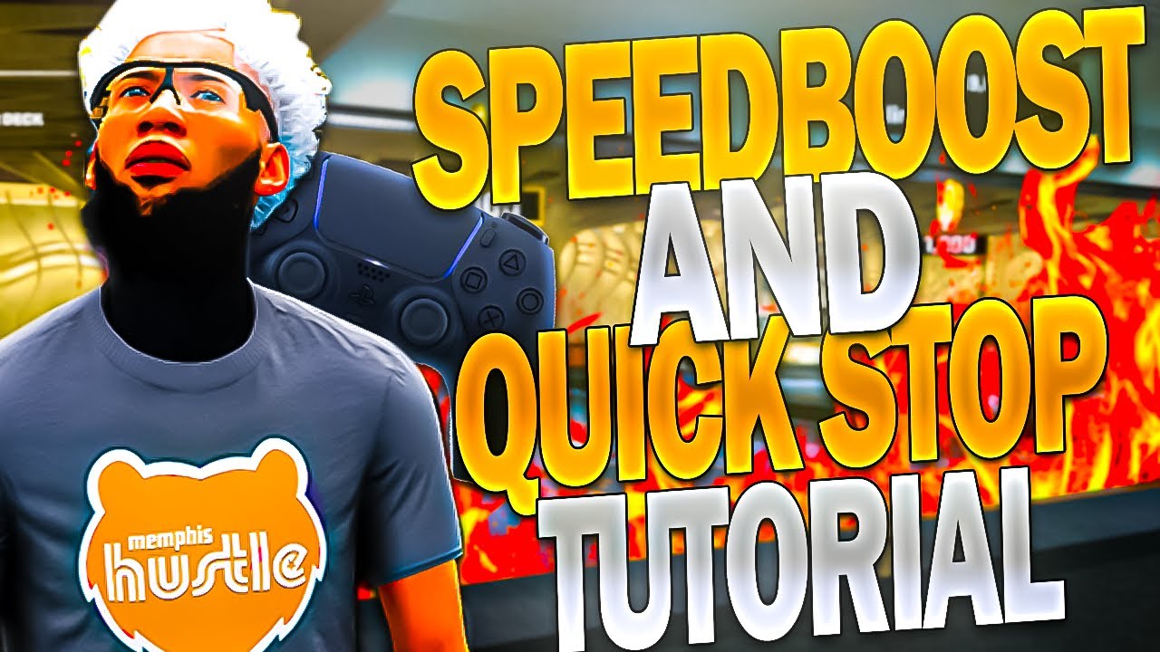 NBA 2K23 *NEW* SPEEDBOOST GLITCH DRIBBLE TUTORIAL + HOW TO PEAK AND QUICKSTOP TUTORIAL in NBA 2K23!