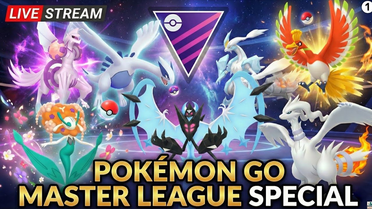 Master League is Back!! | Using Some Of The Strongest Legendaries in Master League | Pokémon Go LIVE