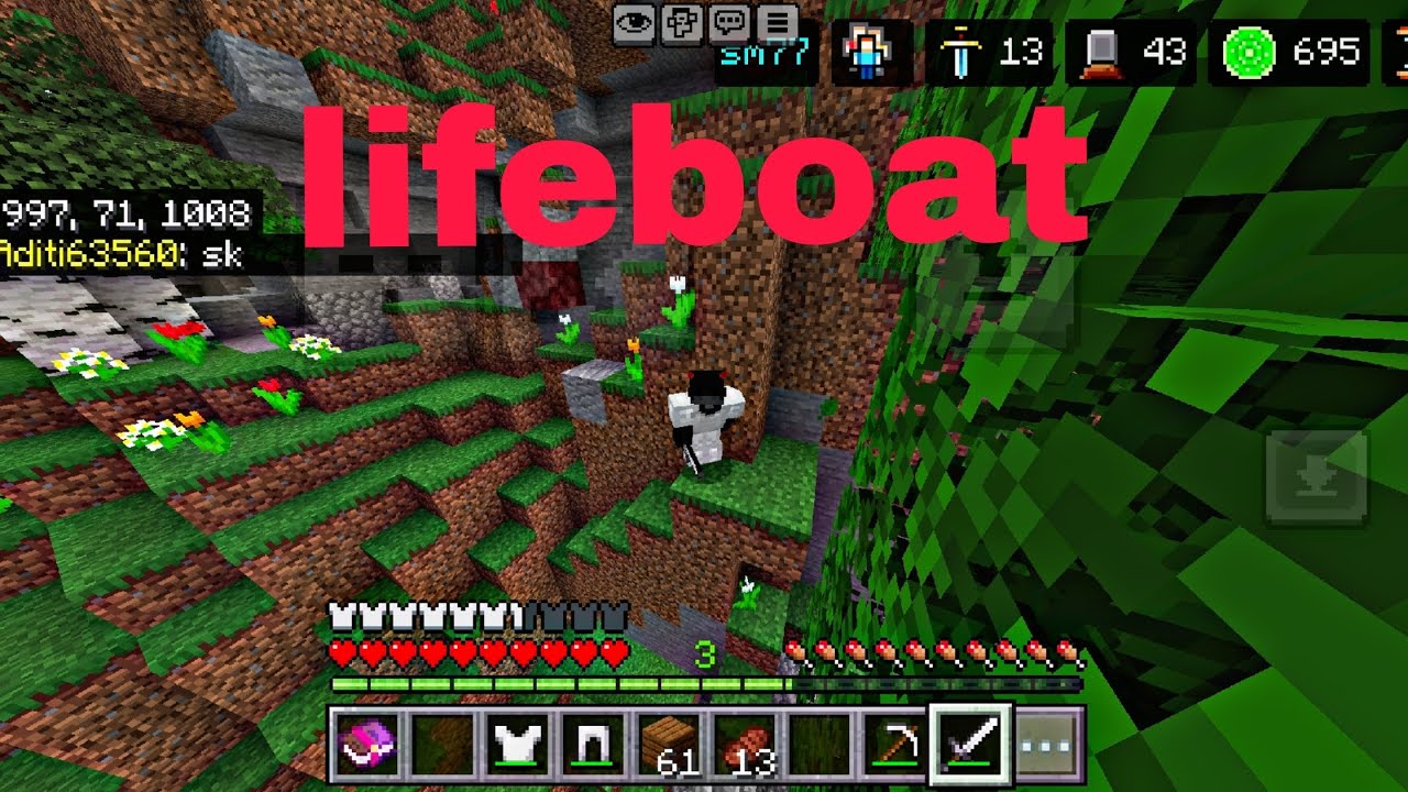 ( Minecraft lifeboat survival mode ) sm77 