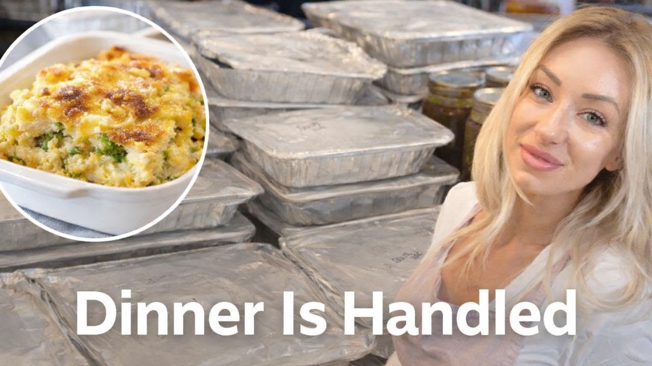 Don’t cook for dinner for next TWO weeks - FREEZER MEALS 💚