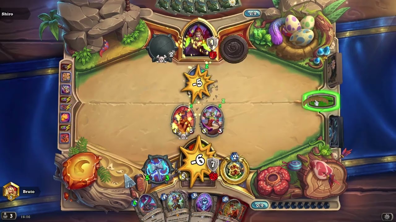 ISSO QUE É APELAÇÃO AFFF #hearthstone #gameplay
