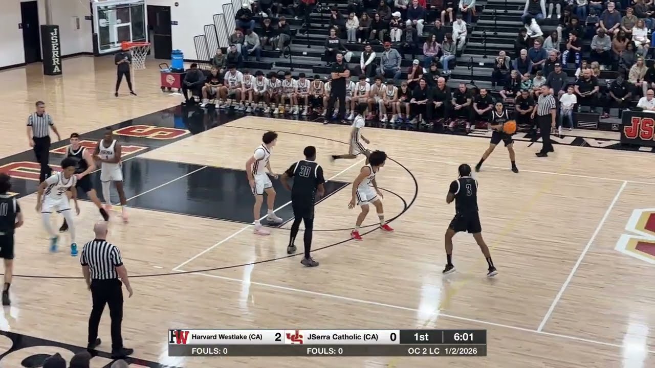Harvard Westlake (CA) vs JSerra Catholic (CA) on January 2, 2026 OC 2 LC Boys High School Basketball