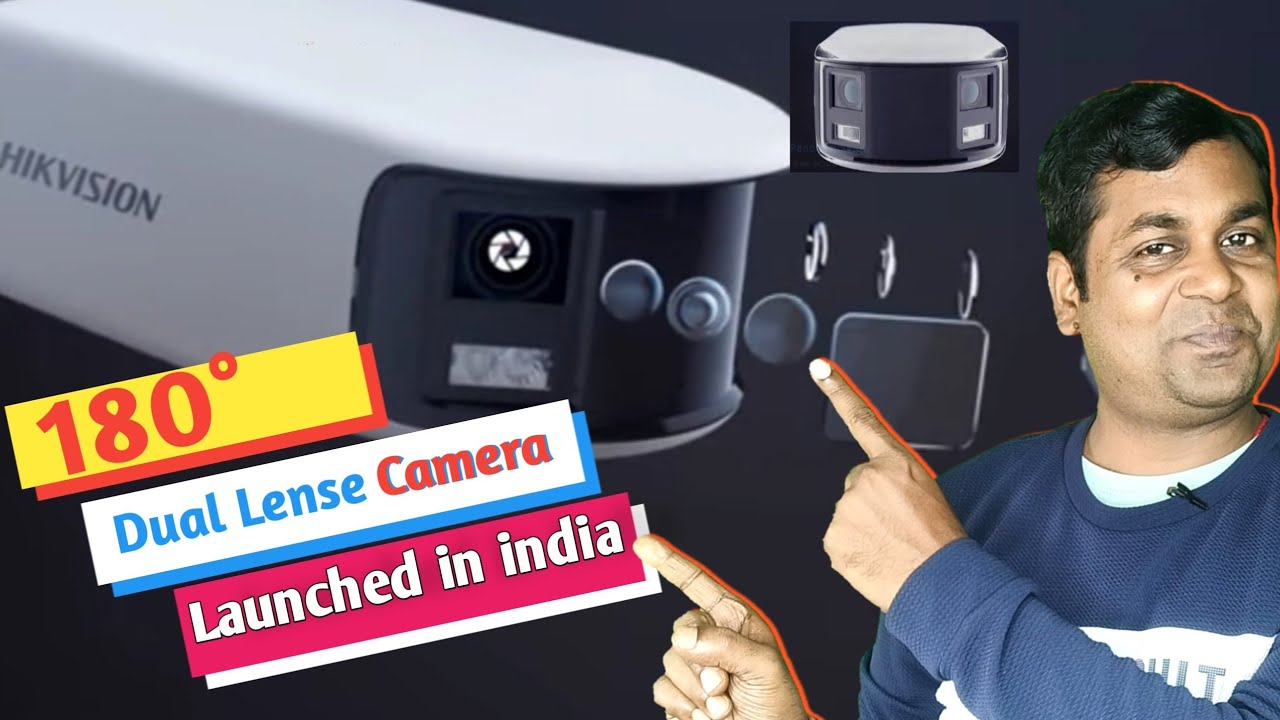 Dual lens Panoramic IP camera launched in india !! Hikvision launched New Panoramic color+Acusense