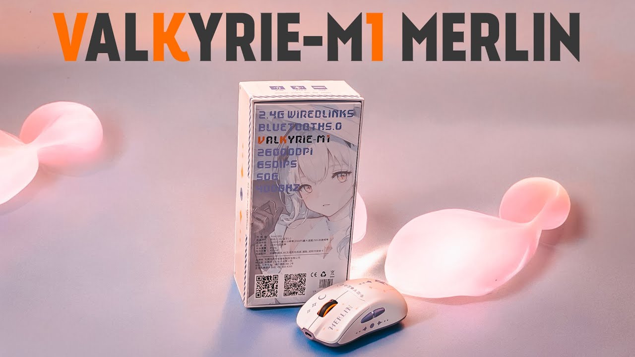 Что не так с Valkyrie M1-MERLIN? Бюджетная игровая мышь с 4000 герц и зарядной станцией.