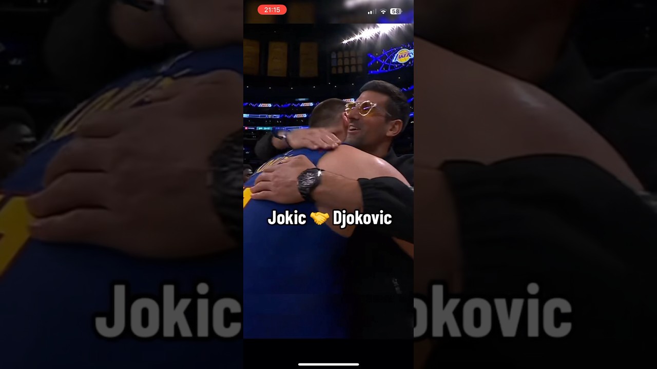 Vlade Divac, Nikola Jokic i Novak Djokovic #vladedivac #nikolajokic #novakdjokovic #nbaplayer