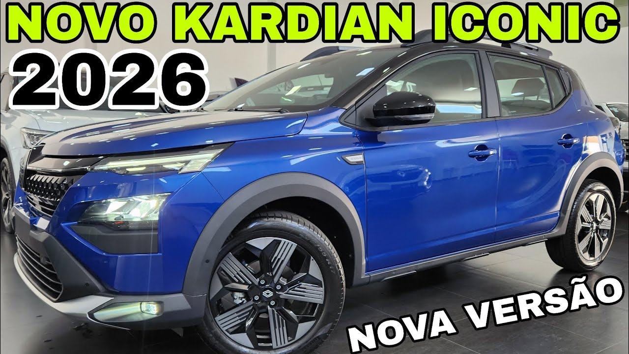 NOVO RENAULT KARDIAN ICONIC 2026 EM DETALHES | VERSÃO TOPO DE LINHA!!! 
