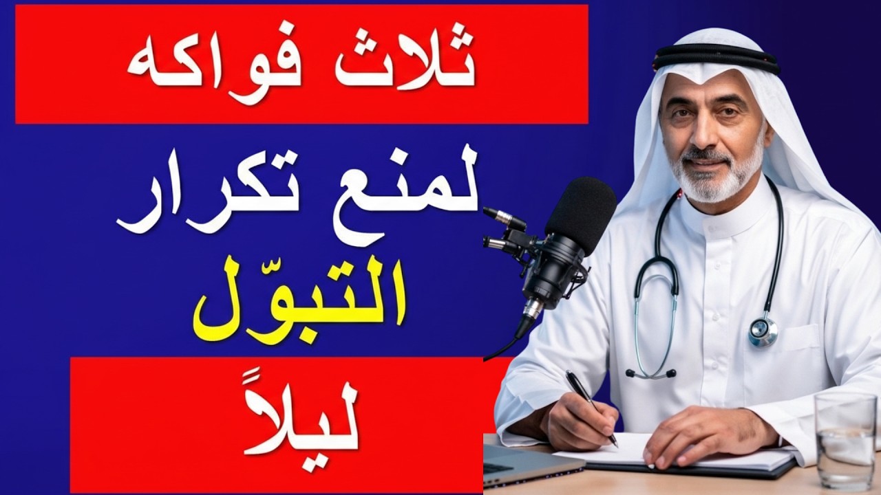 تناول هذه الفواكه الثلاثة وتخلص من التبول الليلي بلا أدوية!