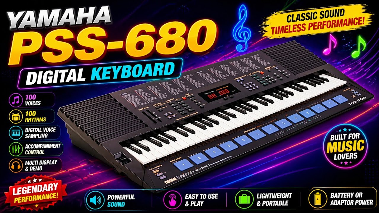 Yamaha PSS 680 | Yamaha PSS 680 demo