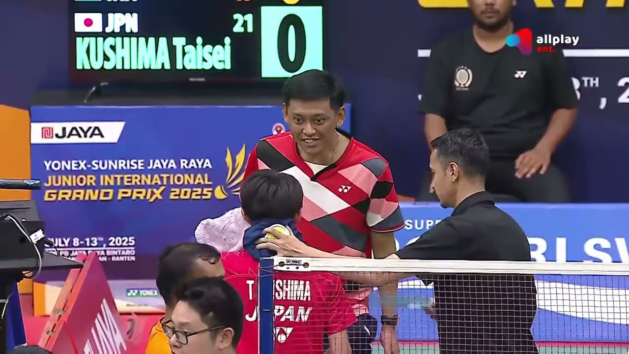 Antoine Akhzar SYIHAB (INA) vs Taisei KUSHIMA (JPN) | SF MS U15 | PJR Junior International GP 2025