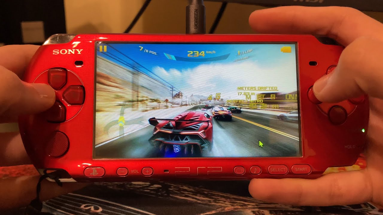 Playing Asphalt 8 on a PSP??