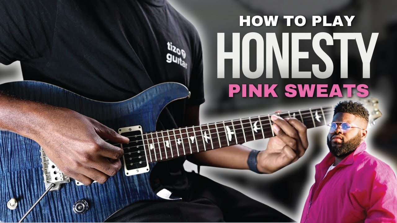 EASY R&B Guitar Lesson - How to Play Honesty by Pink Sweat$
