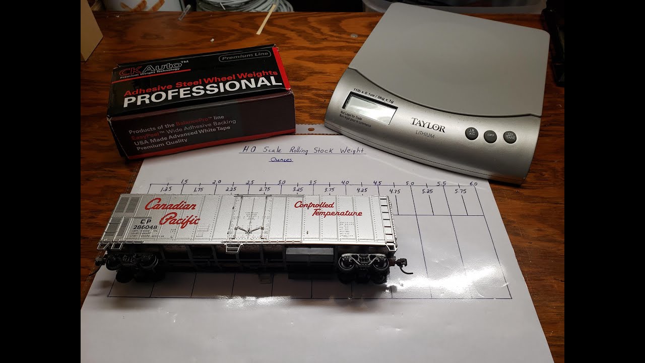 How to weight HO scale rolling stock, install metal wheels and set coupler heights