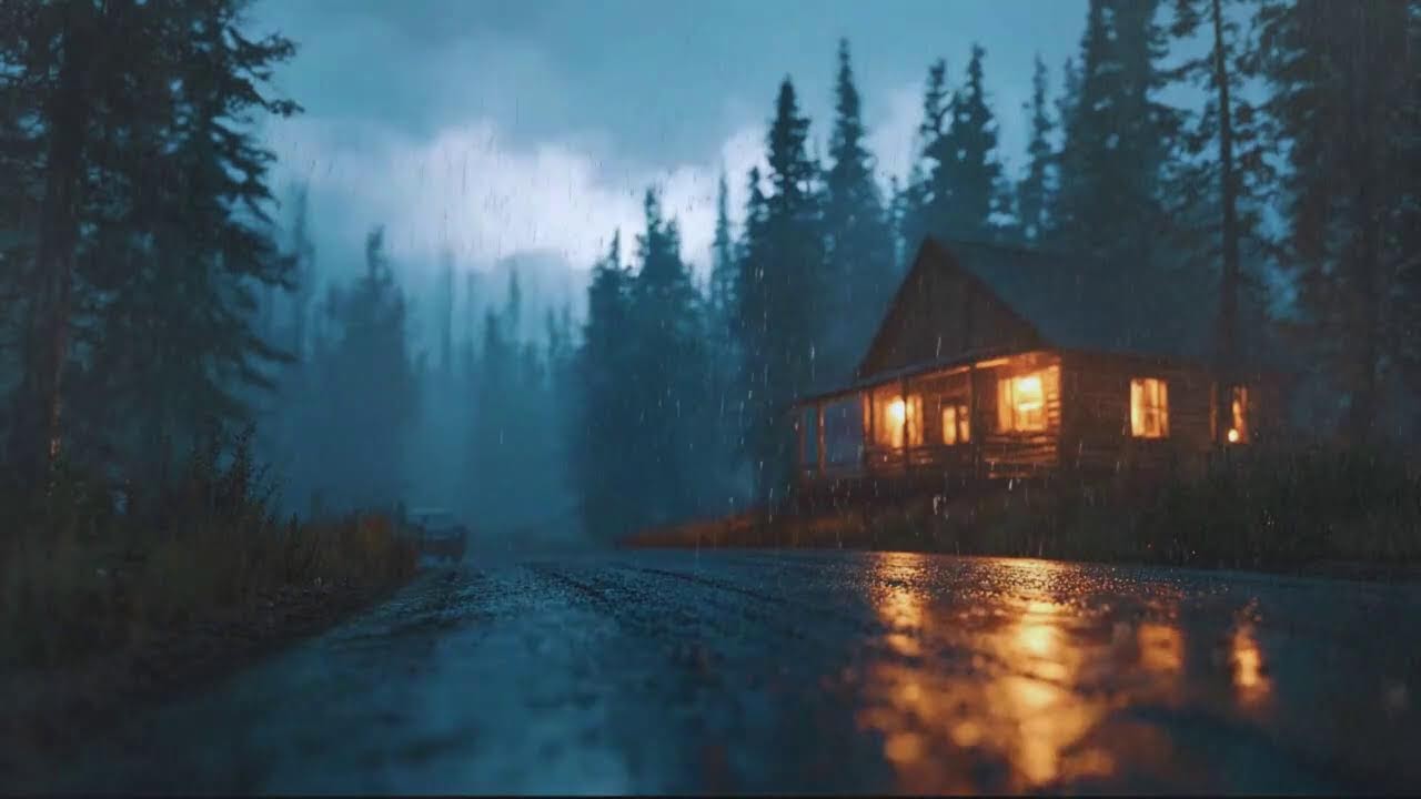 Deep Rainfall and Thunder That Brings Instant Mental Peace