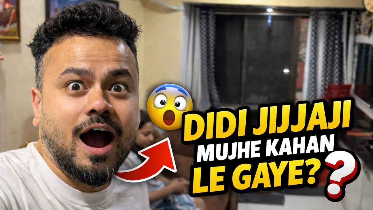 Didi Jijaji Mujhe Le Gaye Unknown Birthday Party 😳 | Family Vlog
