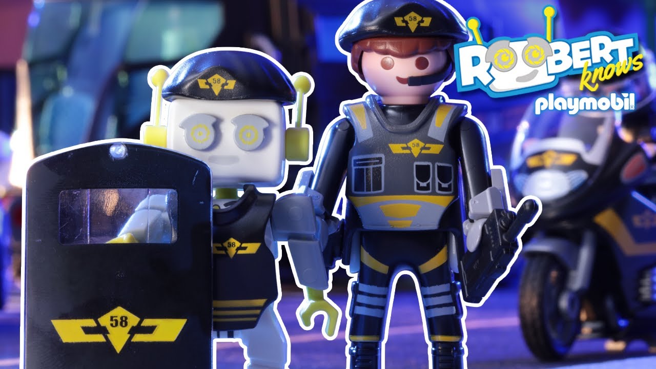 La policía 👮👮‍♀ ROBert lo sabe |PLAYMOBIL en Español