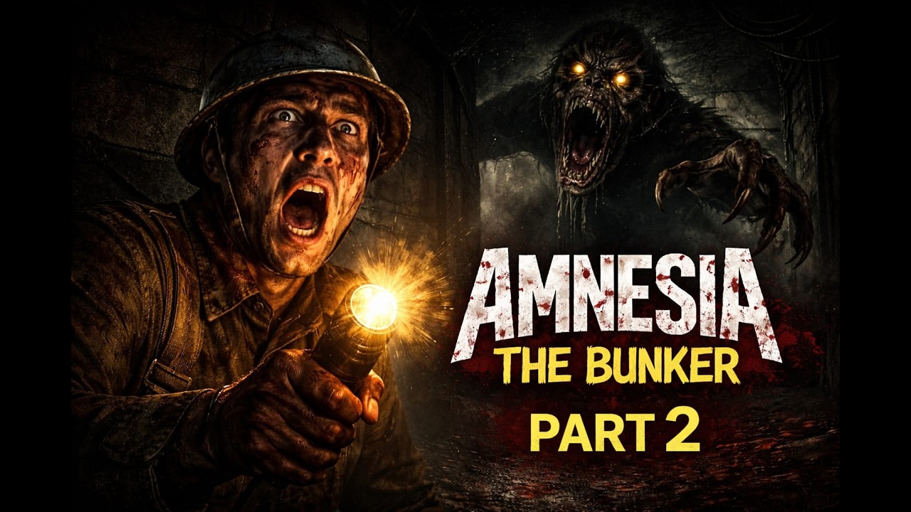 AMNESIA THE BUNKER (PART2) HORROR GAMEPLAY