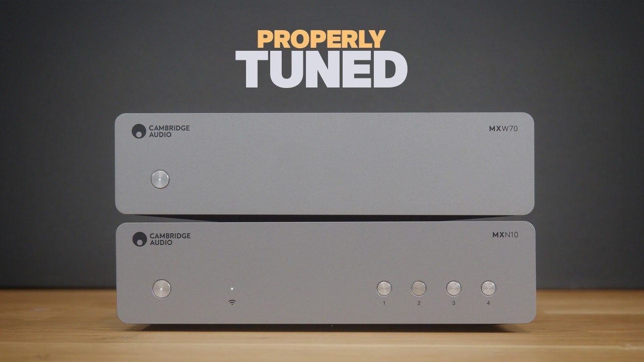 Half Size. Whole sound. Cambridge MXW70 & MXN10