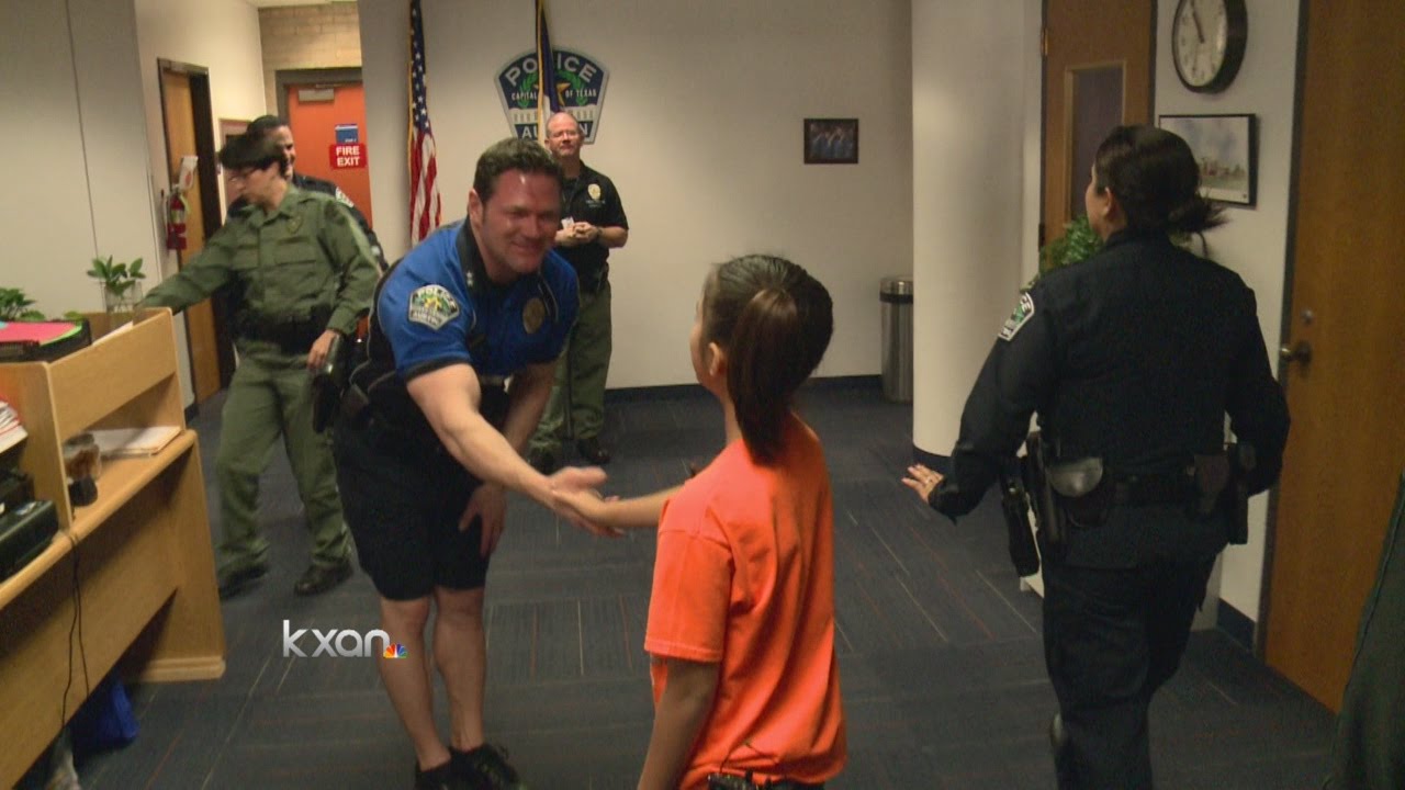 10 year old brings Austin police to tears with two simple words