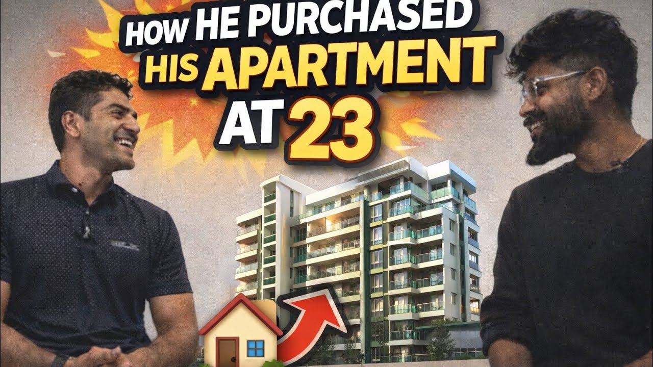 How he purchased his first property at the age of 23. 😲