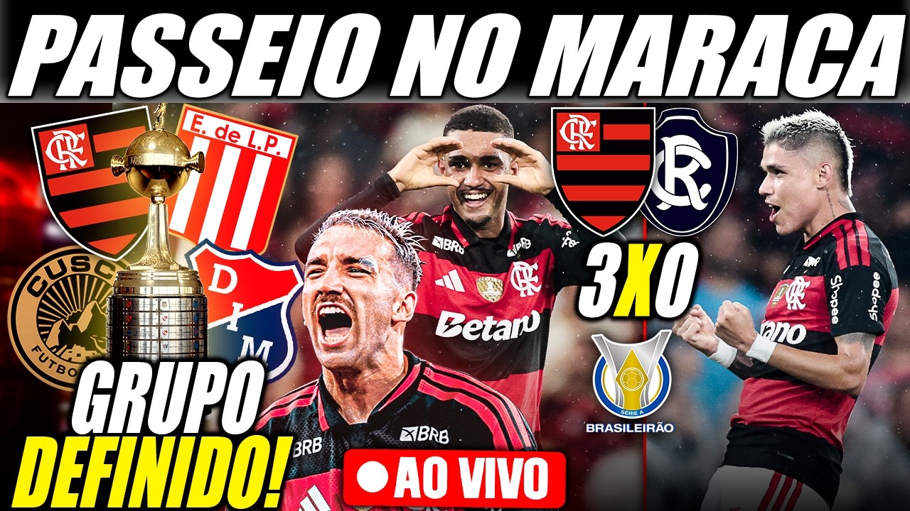 🔴AO VIVO | FLAMENGO VENCE O REMO NO MARACANÃ PELO CAMPEONATO BRASILEIRO COM GOLS DE LINO, ORTIZ 