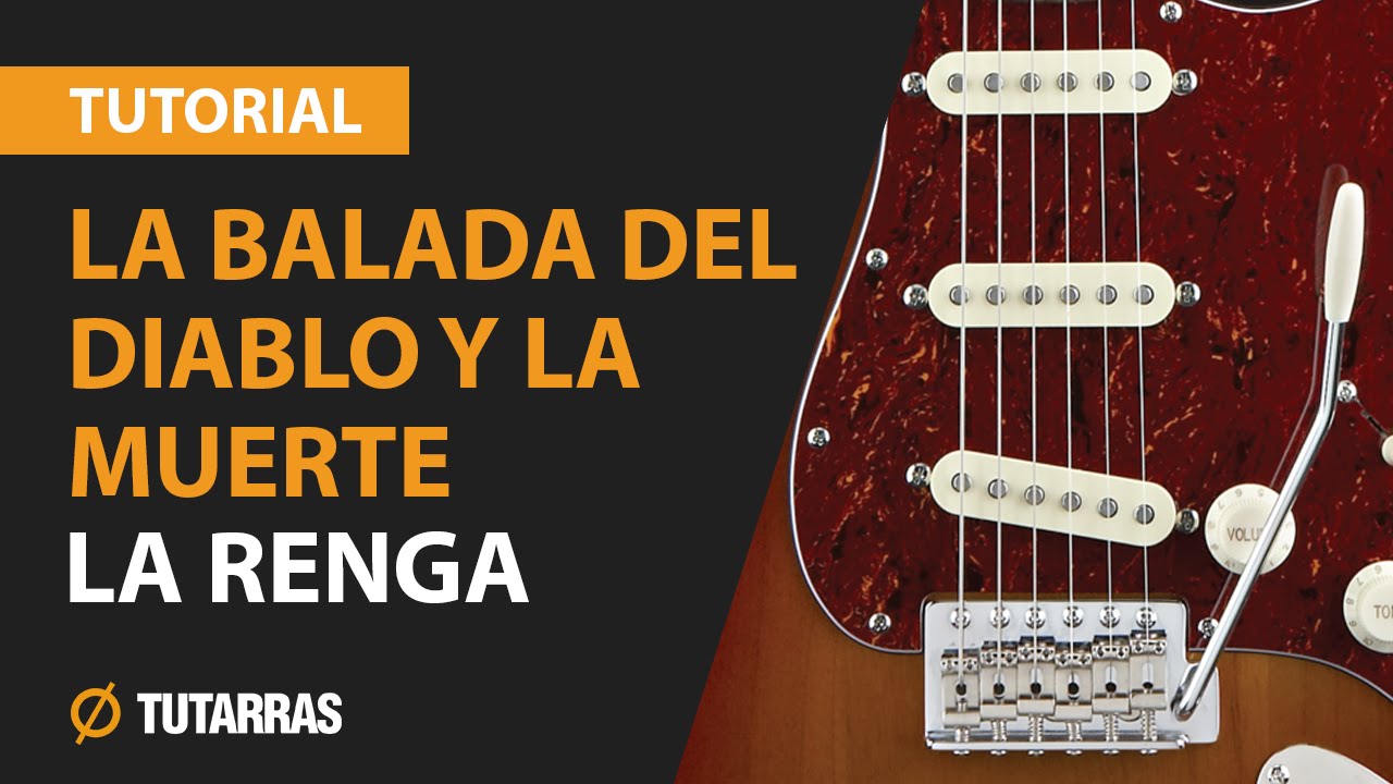 Como tocar LA BALADA DEL DIABLO Y LA MUERTE de La renga en Guitarra electrica CLASE TUTORIAL