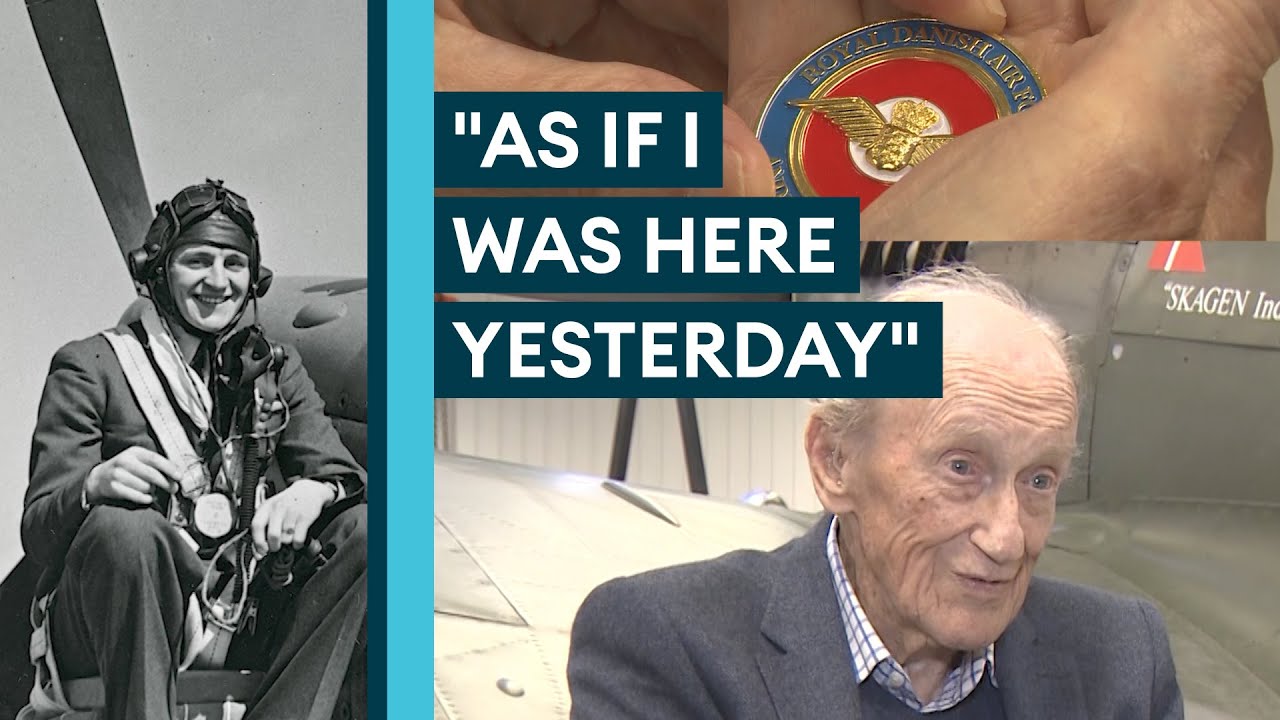 Danish WW2 Pilot Back To RAF BIGGIN HILL After 70 Years 🧑‍✈️