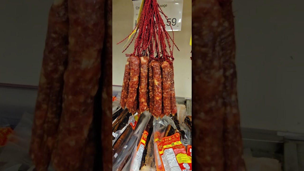 A Tour of Chinese Sausages in Asian Supermarkets #chinesefood #asianfood #sausage #tasty #yummy