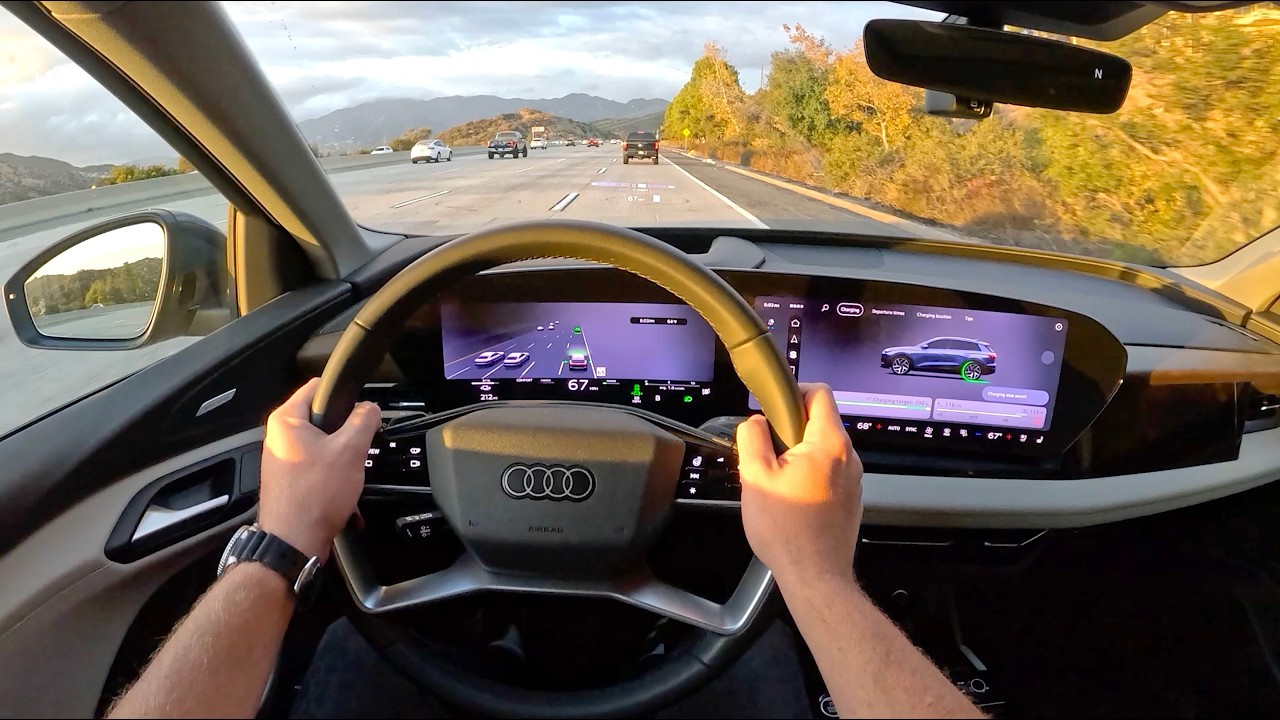 2027 Audi Q6 e-tron - POV Test Drive (Binaural Audio)