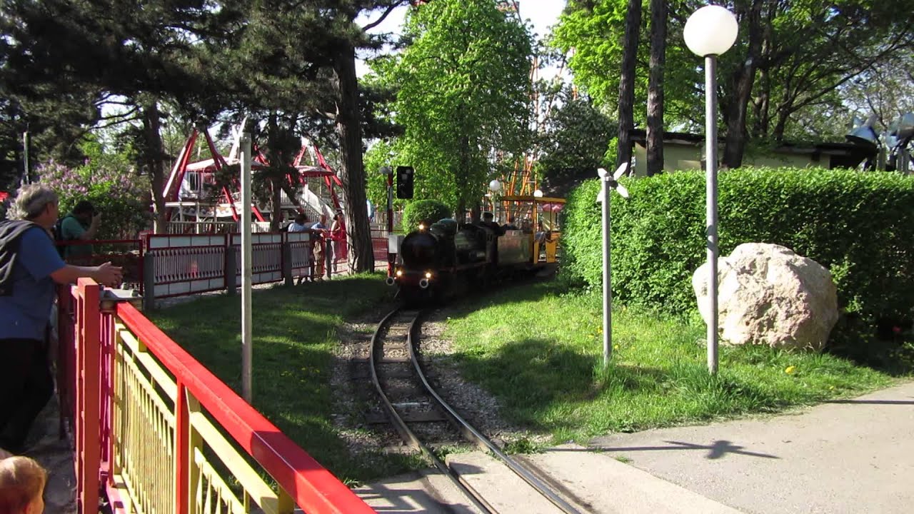 Park Train Liliputbahn Abfahrt Prater Wien Vienna Dampflok DA 1